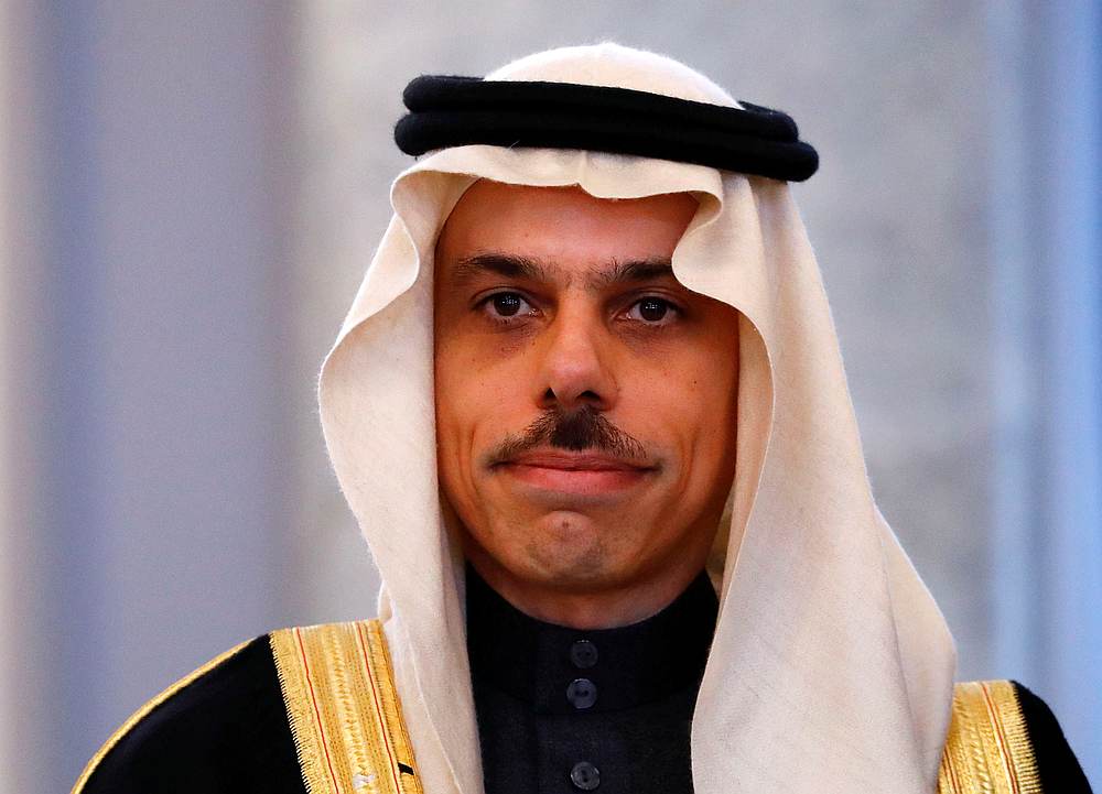 Prince Faisal bin Farhan Al Saud meets the media at Bellevue Palace in Berlin, Germany March 27, 2019. u00e2u20acu201d Reuters pic