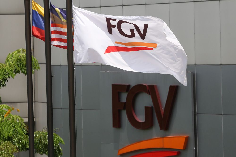 The Felda Global Ventures logo is pictured at its headquarters in Kuala Lumpur October 9, 2019. u00e2u20acu201d Picture by Choo Choy May