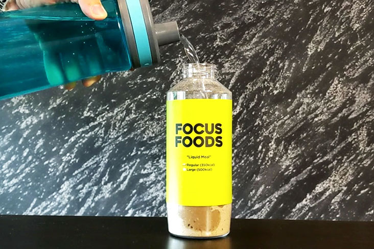 Packaging also now has clearer instructions such as how much water to add to the Liquid Meal