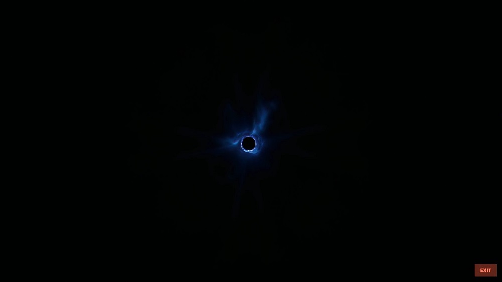 A screengrab from the u00e2u20acu02dcFortnite' official stream shows a black hole after Season 10 ends. u00e2u20acu201d Picture courtesy Twitch.tv/Fortnite