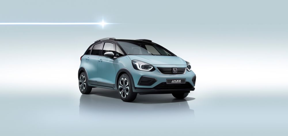 The new 'Crosstar' version of the Honda Jazz should be available sometime in 2020. u00e2u20acu201d AFP pic