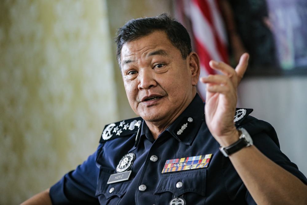 IGP Datuk Seri Abdul Hamid Bador speaks during a press conference in Bukit Aman October 30, 2019. u00e2u20acu2022 Picture by Hari Anggara