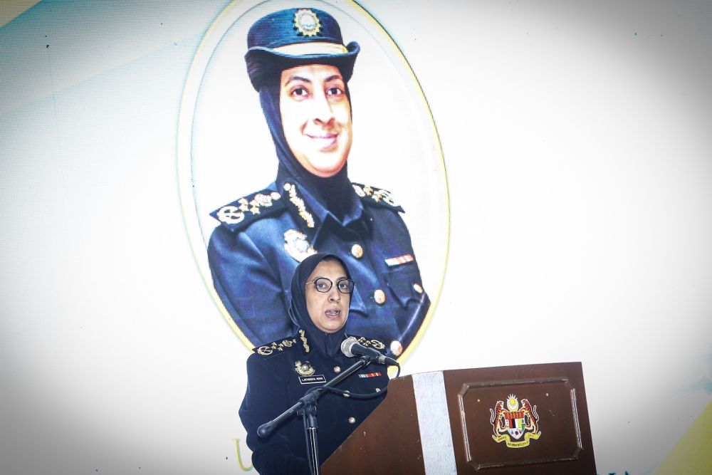 Malaysian Anti-Corruption Commission Chief Commissioner Latheefa Koya speaks during the launch of Integrity Day at the Kuala Lumpur Courts Complex October 15, 2019. u00e2u20acu201d Picture by Hari Anggara