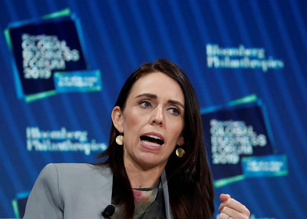 Prime Minister of New Zealand Jacinda Ardern speaks during the Bloomberg Global Business Forum in New York September 25, 2019. u00e2u20acu201d Reuters pic