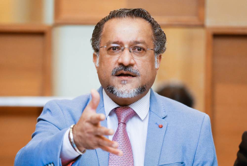 State Exco Jagdeep Singh Deo speaks to reporters in George Town October 1, 2019. u00e2u20acu2022 Pictureby Sayuti Zainudin