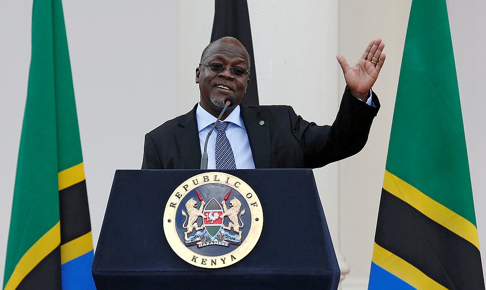 Tanzania's President John Magufuli's party won 99 per cent of seats in local government polls. — Reuters pic