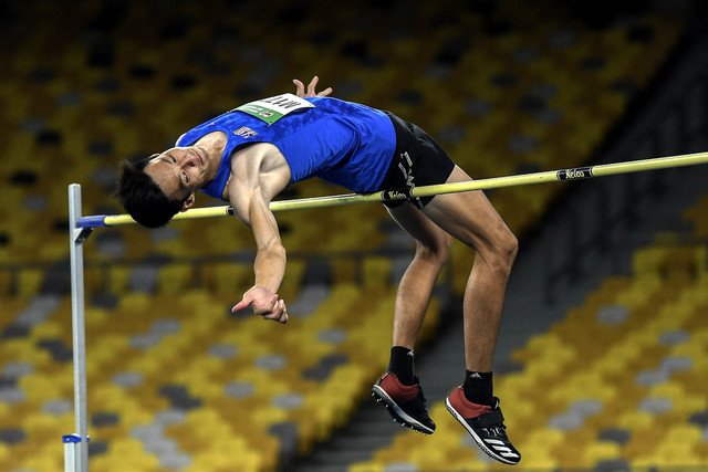 Lee made a 2.29-metre (m) jump in the Group B qualifying round at the Khalifa International Stadium in Doha last night, which was also his personal best, to qualify for the finals. u00e2u20acu201d Picture via Twitter