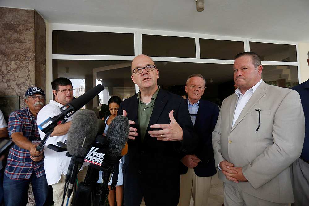 US House Rules Committee Chairman James McGovern talks to reporters in Havana, Cuba October 3, 2019. u00e2u20acu201d Reuters pic