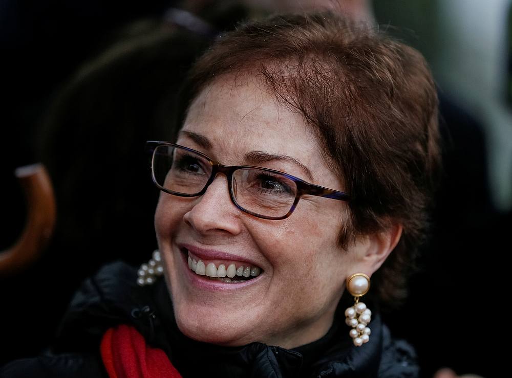 Marie Louise Yovanovitch, the US Ambassador to Ukraine then, is seen during a ceremony to mark World AIDS Day in Kiev, Ukraine December 1, 2017. u00e2u20acu201d Reuters pic 