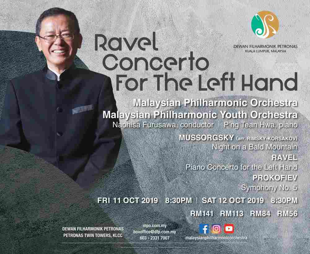 Ravel Concerto for the Left Hand will feature classical works by Russian and French composers. ― Picture courtesy of Malaysian Philharmonic Orchestra