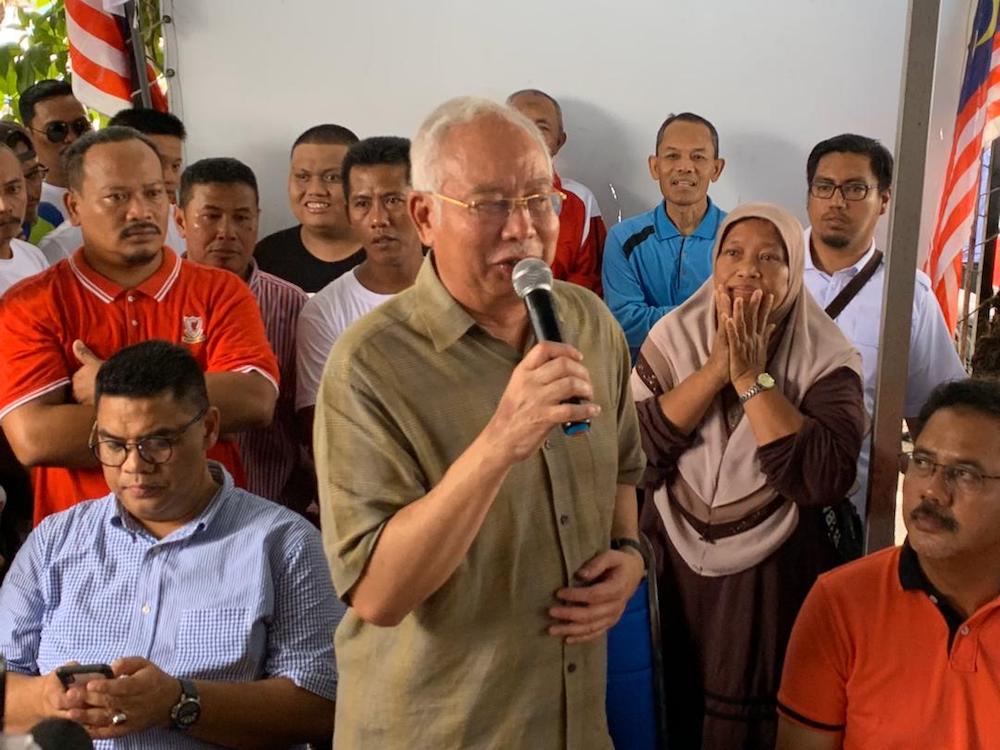 Former prime minister Datuk Seri Najib Razak claimed that since Pakatan Harapan came to federal power, many things have depreciated in value, including the countryu00e2u20acu2122s stocks and currency. u00e2u20acu201d Picture by Ben Tan