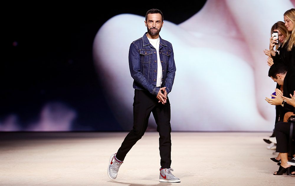 Designer Nicolas Ghesquiere appears at the end of his Spring/Summer 2020 women's ready-to-wear collection show for Louis Vuitton during Paris Fashion Week October 1, 2019. u00e2u20acu201d Reuters pic
