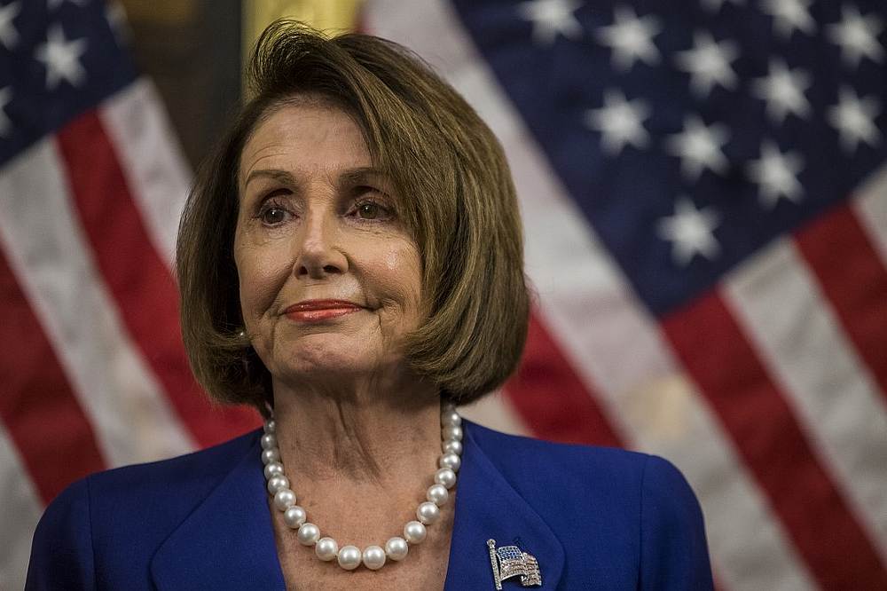 House Speaker Nancy Pelosi looks on during a news conference on Capitol Hill in Washington October 16, 2019. u00e2u20acu201d AFP pic