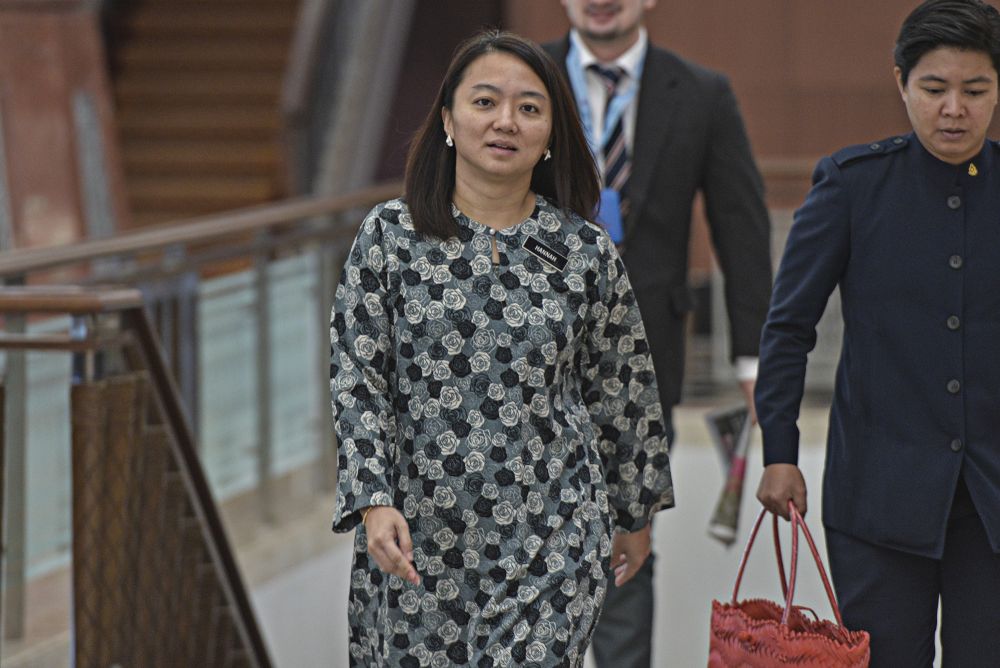 Woman, Family and Community Development Deputy Minister Hannah Yeoh arrives at Parliament in Kuala Lumpur October 29, 2019. u00e2u20acu201d Picture by Shafwan Zaidon