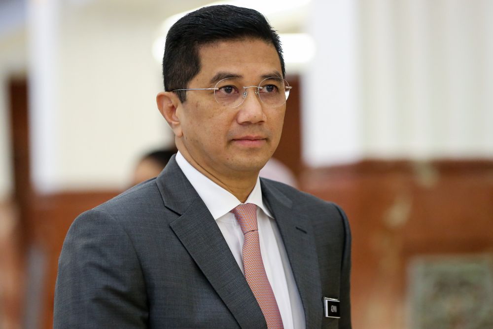 Minister of Economic Affairs Datuk Seri Mohamed Azmin Ali is pictured at Parliament in Kuala Lumpur October 30, 2019. u00e2u20acu201d Picture by Yusof Mat Isa