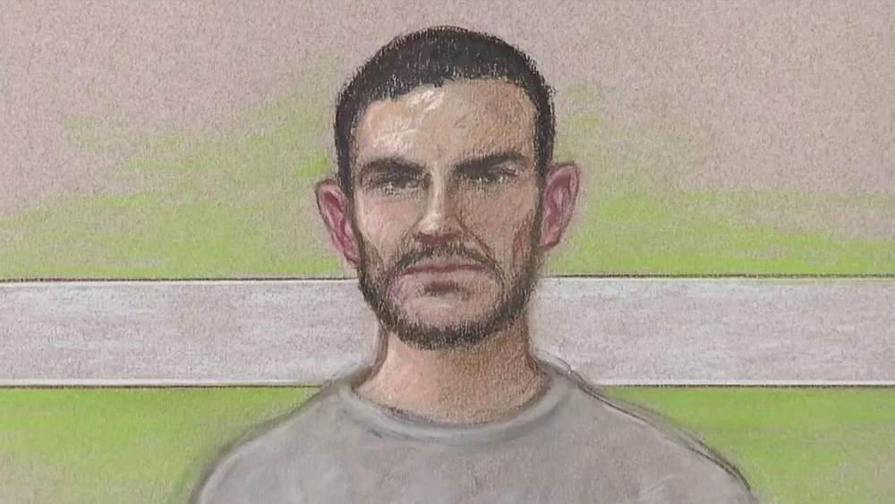 Maurice Robinson, the driver of a truck in which 39 people were found dead, is seen in a courtroom sketch in Chelmsford, Britain October 28, 2019. u00e2u20acu201d Sketch by Julia Quenzler via Reuters