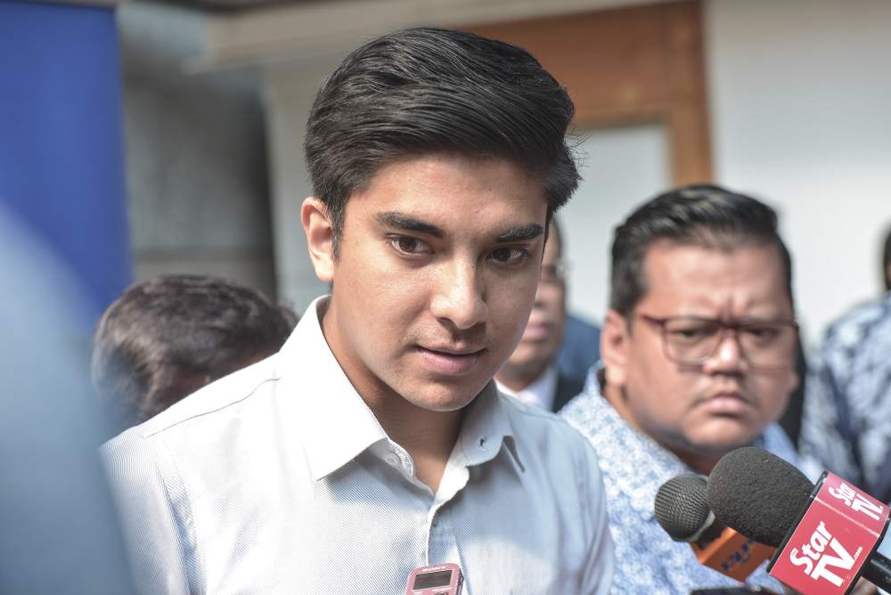 Youth and Sports Minister Syed Saddiq Syed Abdul Rahman speaks to reporters after the launch of SKIL'19 skill symposium in Putrajaya October 24, 2019. u00e2u20acu2022 Picture by Shafwan Zaidon