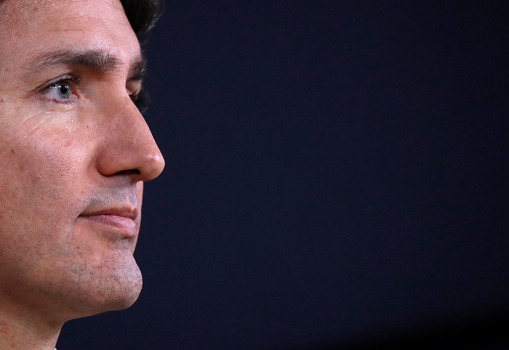 Canada's Prime Minister Justin Trudeau speaks to the news media after winning a minority government in the federal election, at the National Press Theatre in Ottawa, Ontario October 23, 2019. u00e2u20acu201d Reuters pic