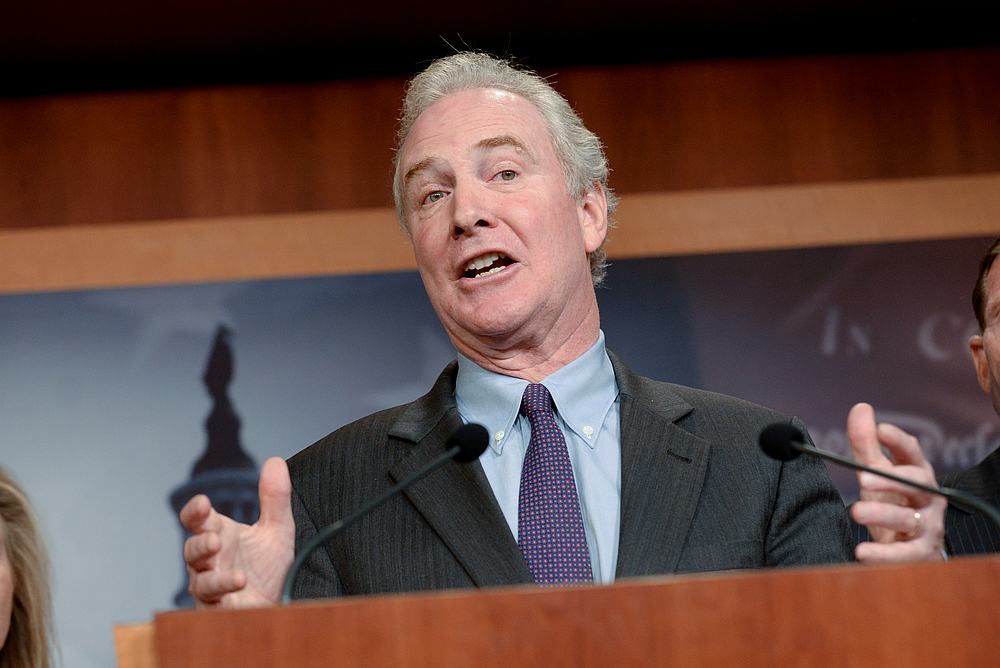 Sen. Chris Van Hollen announces a bipartisan agreement on Turkey sanctions during a news conference on Capitol Hill in Washington October 17, 2019. u00e2u20acu201d Reuters pic