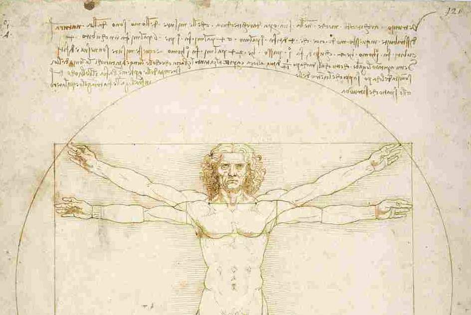Da Vinci's world-famous 'Vitruvian Man' will be joining the exhibition later this month after extended negotiations. u00e2u20acu201d AFP pic