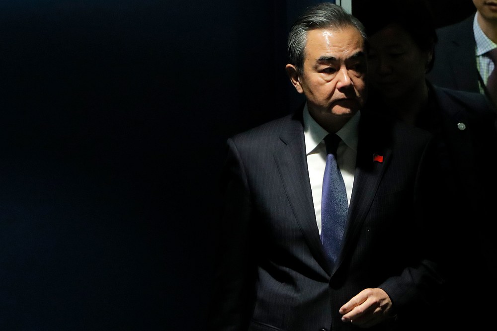 Chinese Foreign Minister Wang Yi before his address to the United Nations General Assembly in New York September 27, 2019. u00e2u20acu201d Reuters pic