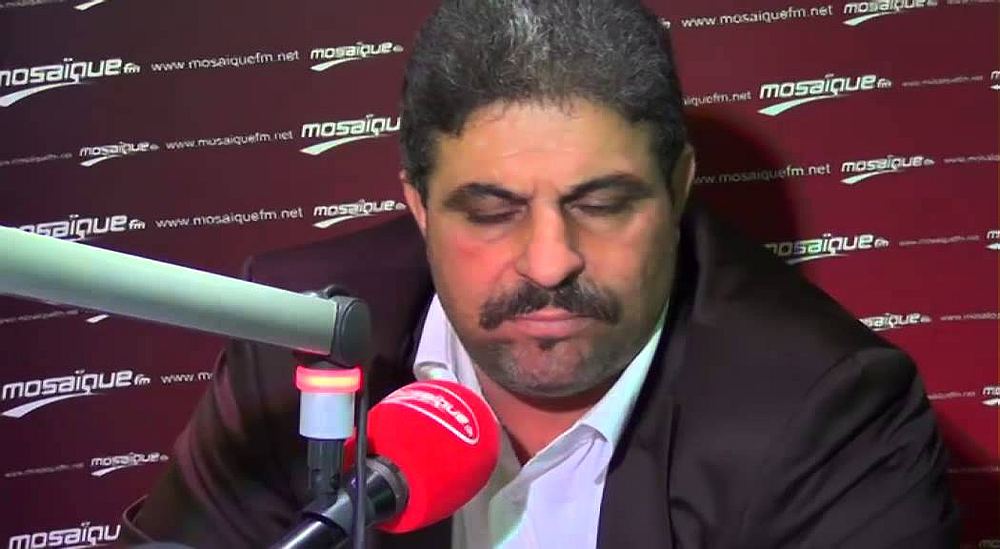 Image of Tunisian MP Zouheir Makhlouf from YouTube.com. 