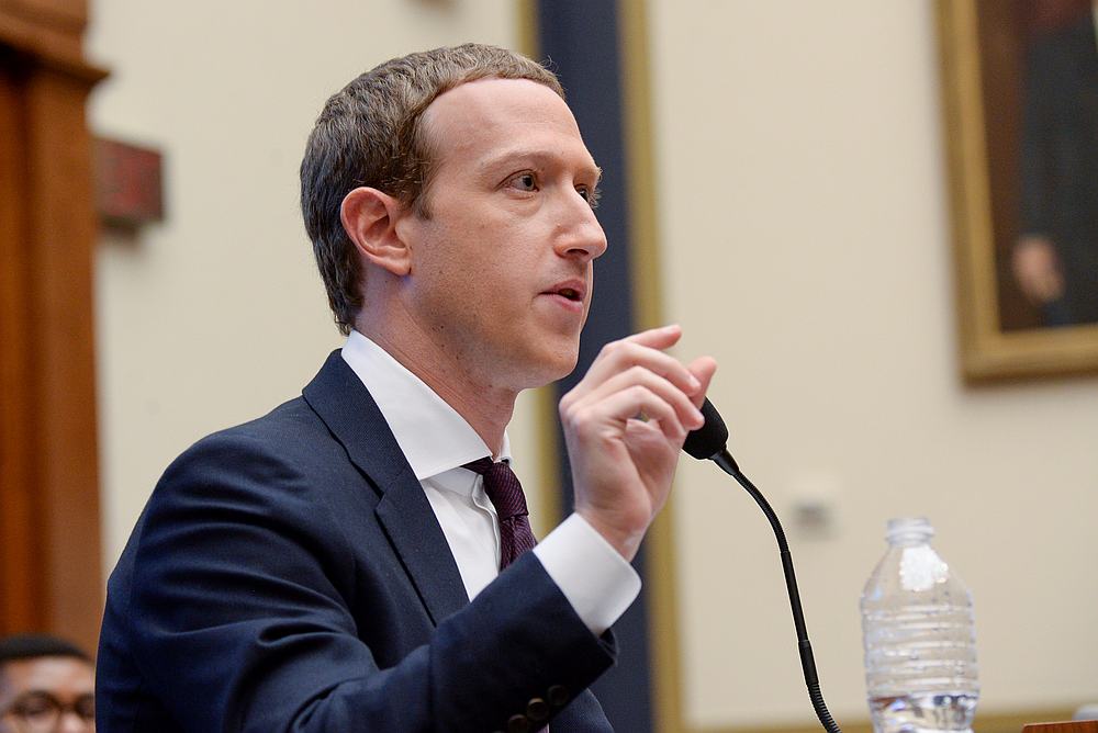 Facebook Chairman and CEO Mark Zuckerberg testifies at a House Financial Services Committee hearing in Washington October 23, 2019. u00e2u20acu201d Reuters pic