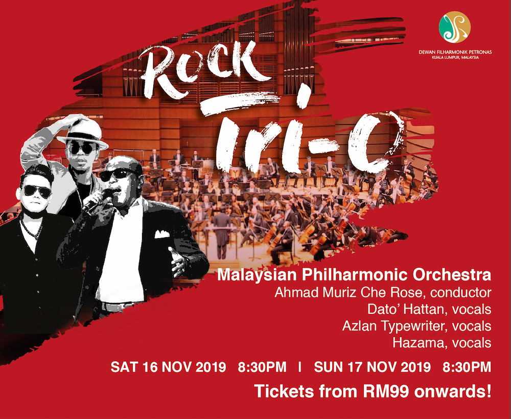 The ‘Rock Tri-O’ concerts will be led by conductor Ahmad Muriz Che Rose. — Picture courtesy of Malaysian Philharmonic Orchestra