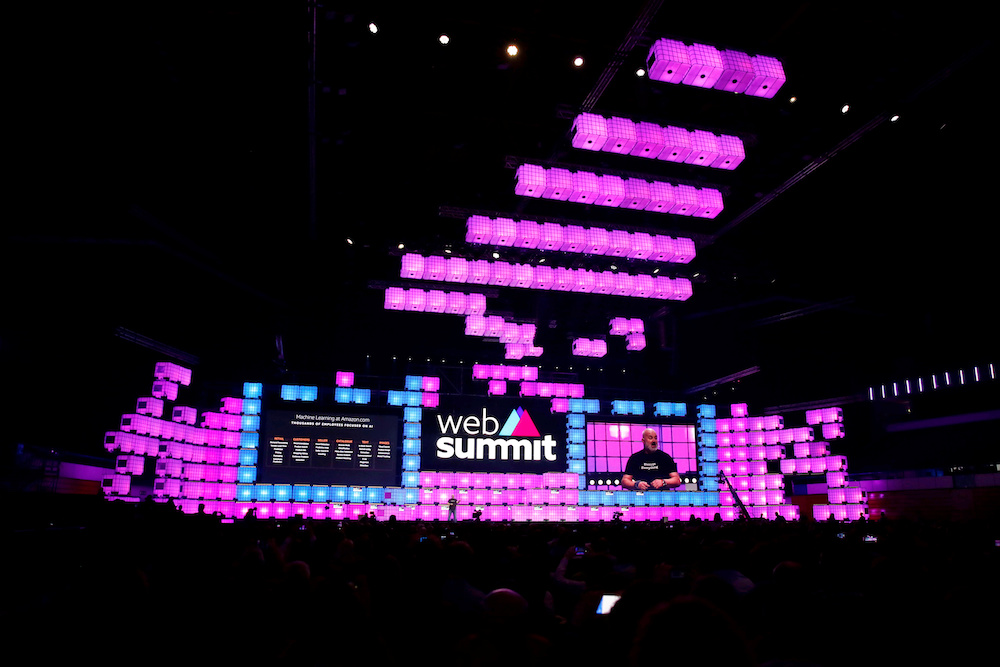 General view of the central stage of the Web Summit, in Lisbon November 6, 2019. u00e2u20acu201d Reuters pic