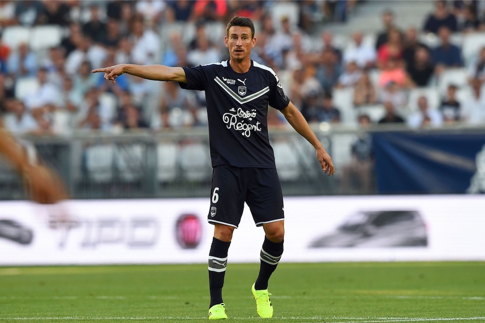 Bordeaux's French defender Laurent Koscielny gestures during the French L1 football match between FC Girondins de Bordeaux and Montpellier in Bordeaux August 17, 2019. u00e2u20acu201d AFP pic