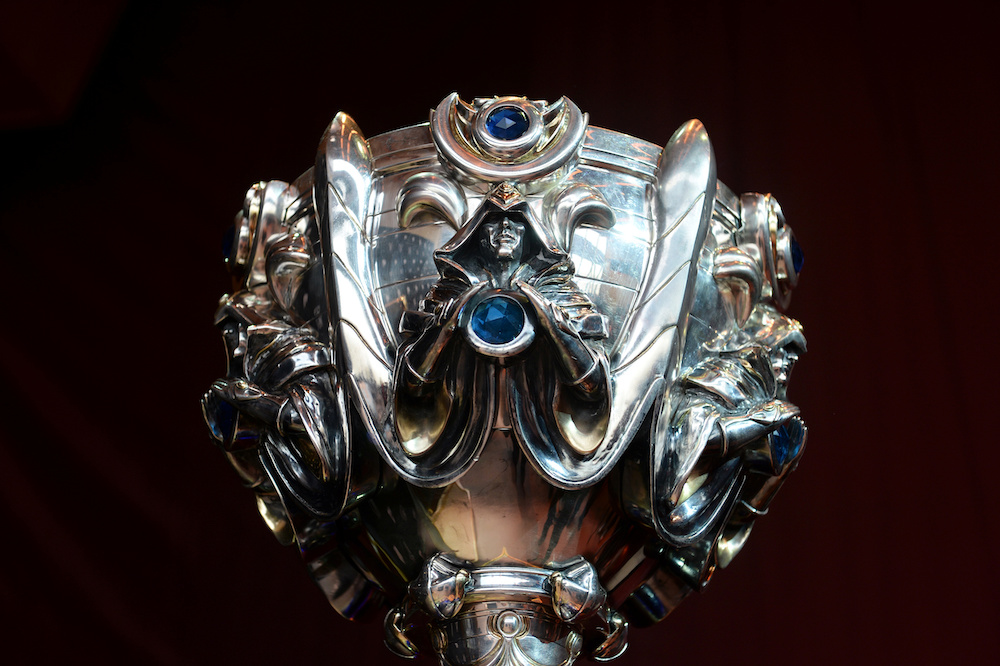 A view of the trophy for the League of Legends World Championship Finals in Paris November 8, 2019. u00e2u20acu201d Reuters pic