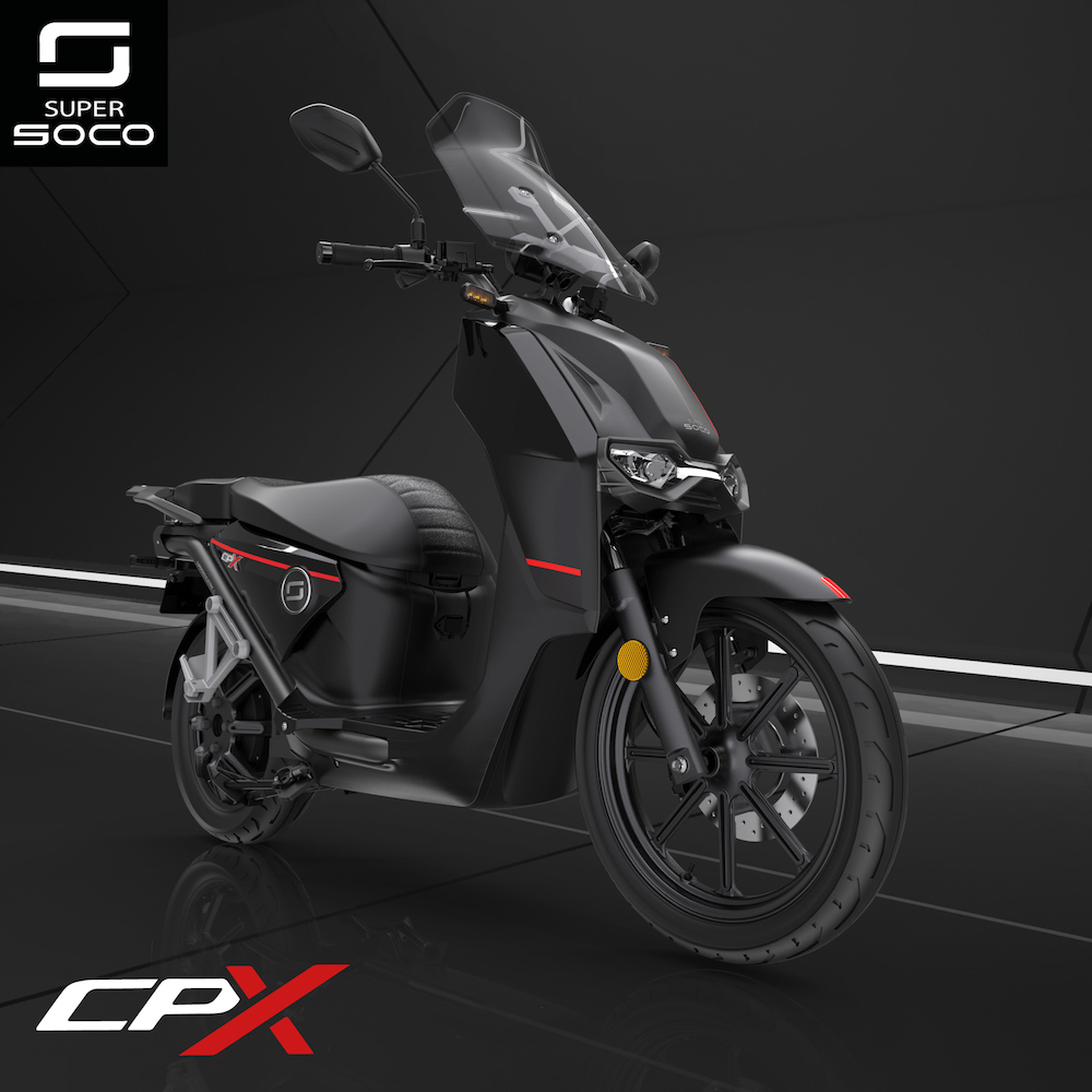 Super Soco CPx — Picture courtesy of Super Soco