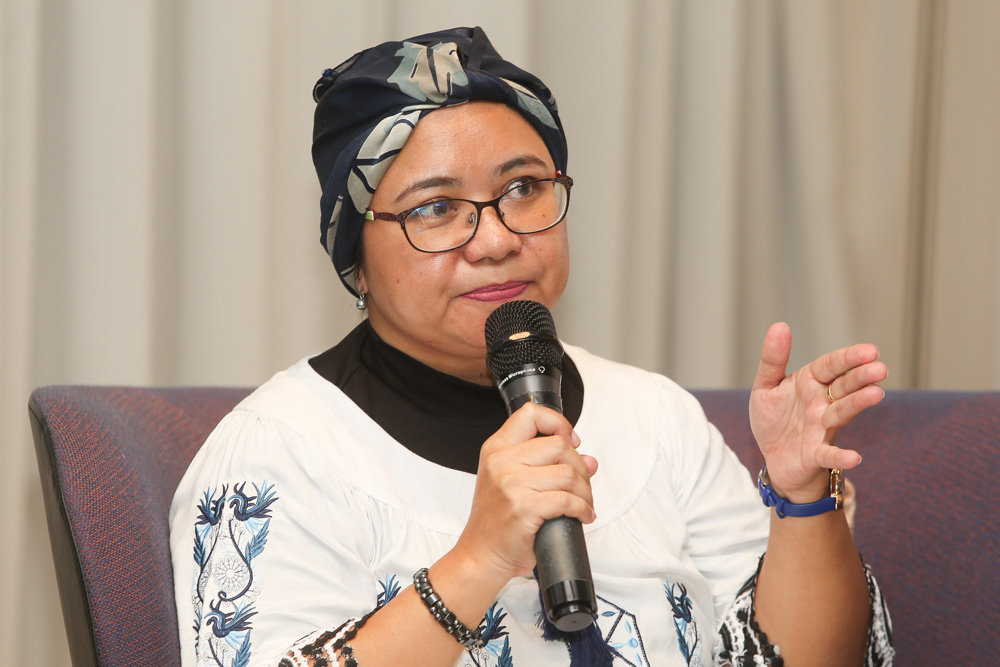 Sharifatul spoke of the need to separate religion and morality from sex education. — Picture by Choo Choy May