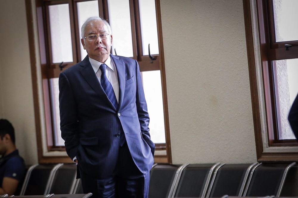 Datuk Seri Najib Razak is pictured at the Kuala Lumpur Court Complex November 27, 2019. u00e2u20acu2022 Picture by Hari Anggara
