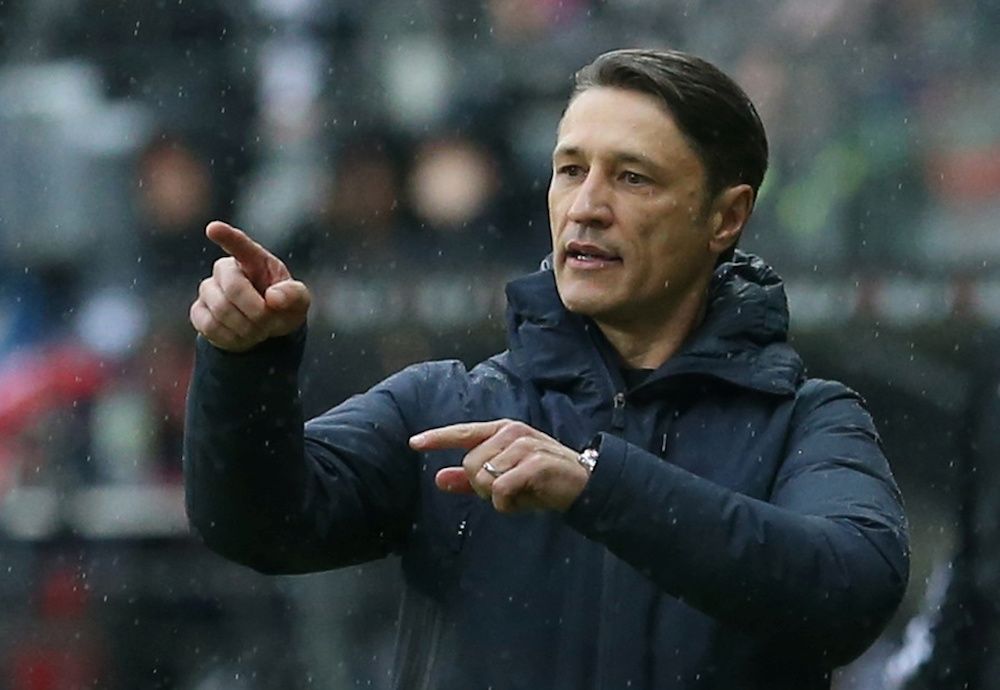 Bayern Munich coach Niko Kovac reacts during the Bundesliga match with Eintracht Frankfurt at Commerzbank-Arena in Frankfurt November 2, 2019. u00e2u20acu201d Reuters pic