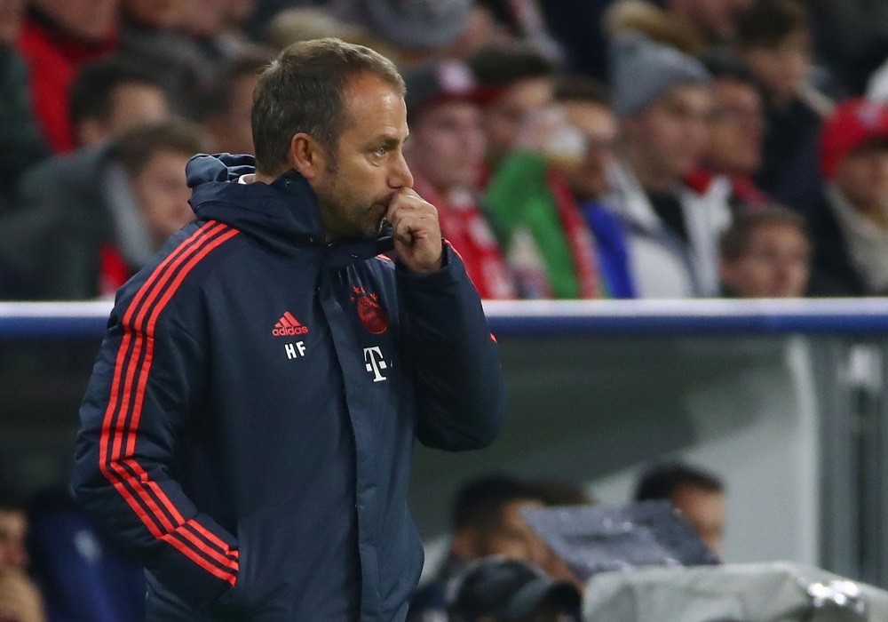 Bayern Munich interim coach Hansi Flick during the match against Olympiacos at the Allianz Arena in Munich November 6, 2019. u00e2u20acu201d Reuters pic