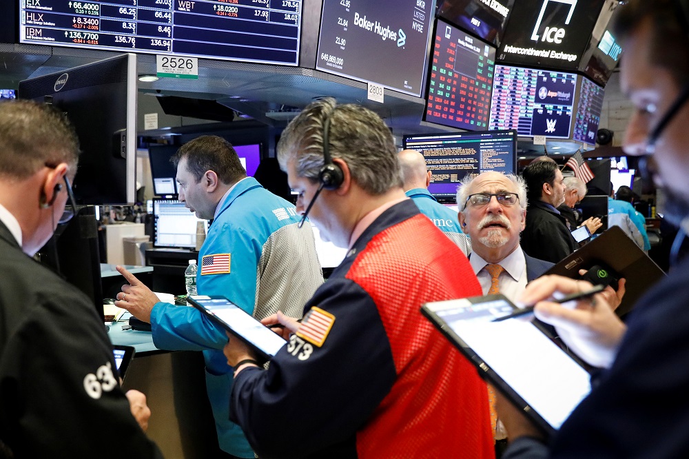 Traders work on the floor at the New York Stock Exchange November 11, 2019. u00e2u20acu201d Reuters pic