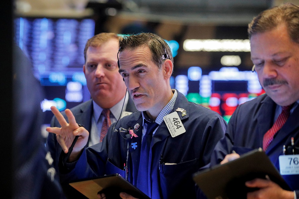 Trader work on the floor at the New York Stock Exchange November 18, 2019. u00e2u20acu201d Reuters pic