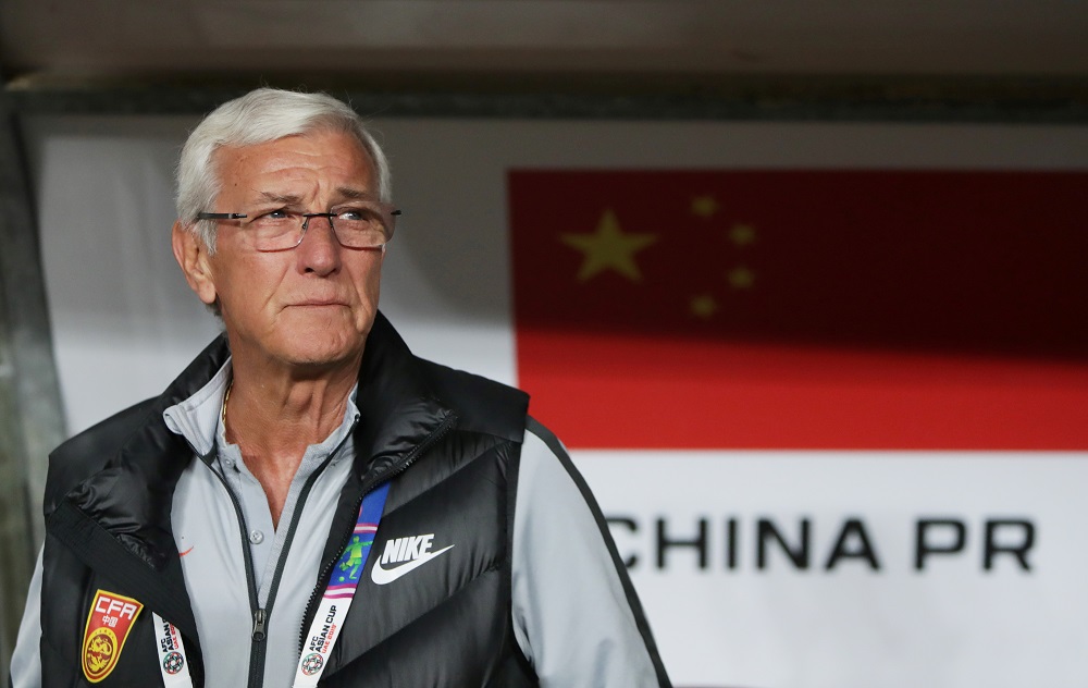 China coach Marcello Lippi before the match against Iran at the Mohammed bin Zayed Stadium in Abu Dhabi January 24, 2019. u00e2u20acu201d Reuters pic