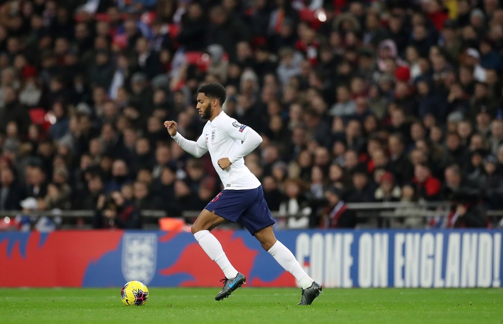 England's Joe Gomez during the match against Montenegro at the Wembley Stadium in London, November 14, 2019. u00e2u20acu201d Reuters pic