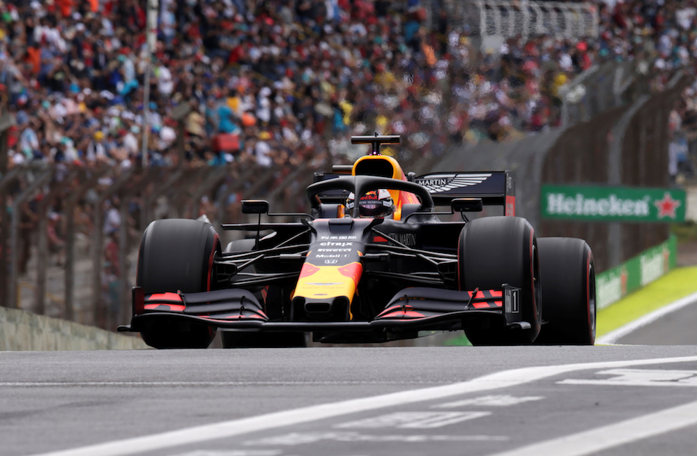 Red Bullu00e2u20acu2122s Max Verstappen in pits during practice for the Formula One Brazilian Grand Prix at the Jose Carlos Pace Circuit in Sao Paulo November 16, 2019. u00e2u20acu201d Reuters pic