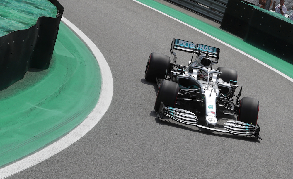 Mercedesu00e2u20acu2122 Lewis Hamilton in action at the start of the Brazilian Grand Prix at the Autodromo Jose Carlos Pace in Interlagos, Sao Paulo November 17, 2019. u00e2u20acu201d Reuters pic