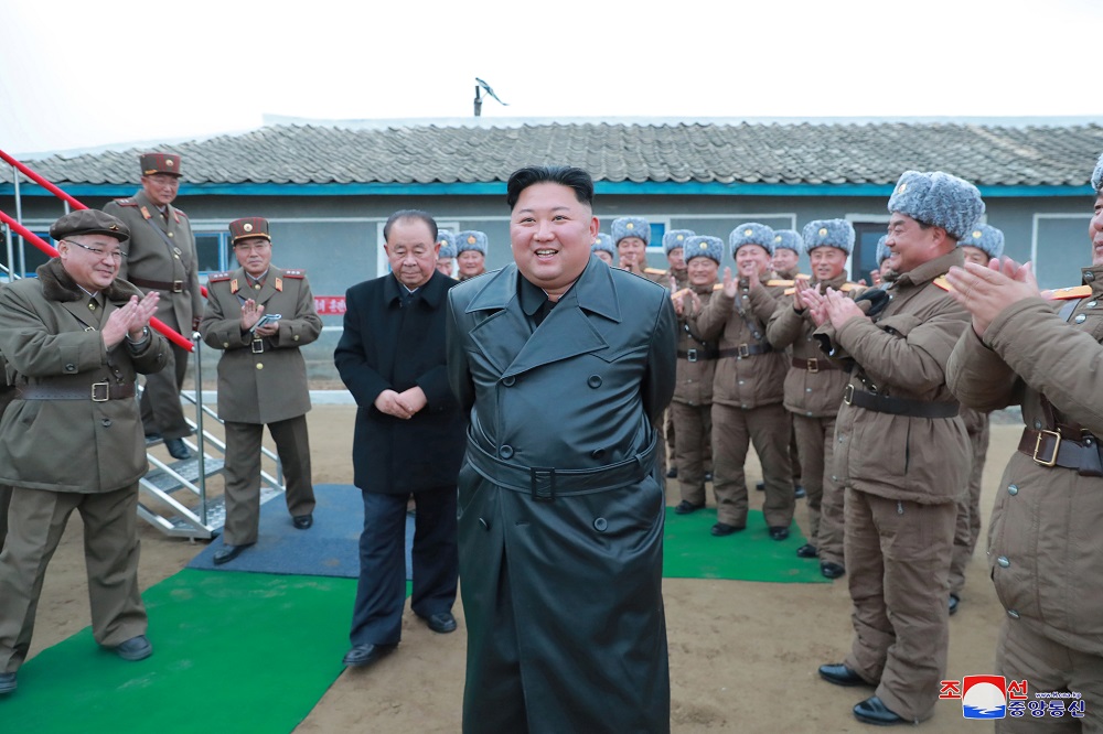 North Korean leader Kim Jong Un oversees a super-large multiple launch rocket system test in this undated picture released by North Korea's Central News Agency November 28, 2019. u00e2u20acu201d Picture by KCNA via Reuters