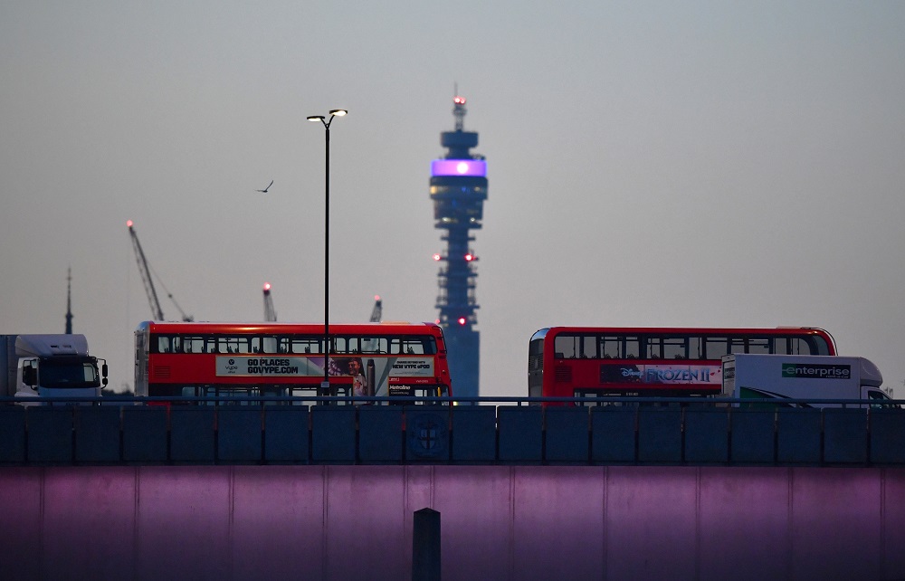Empty buses stand at London Bridge after an incident, in London November 29, 2019. u00e2u20acu201d Reuters pic
