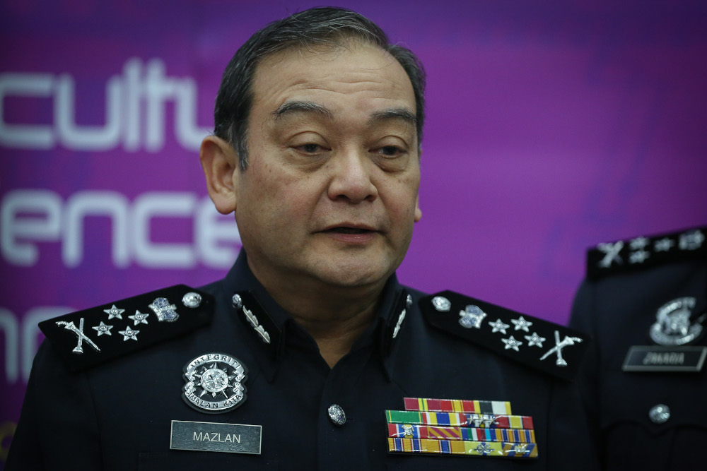 On Wednesday, Deputy Inspector-General of Police Datuk Mazlan Mansor stated that 13 investigation papers have been opened concerning the spread of coronavirus-related fake news.  — Picture by Yusof Mat Isa