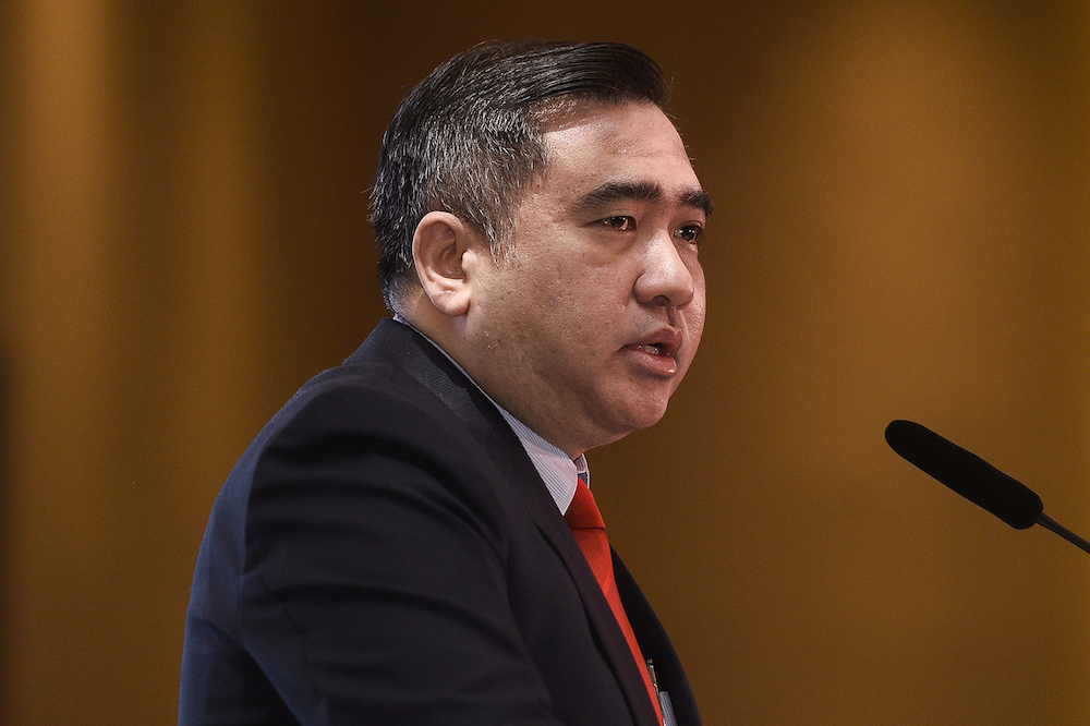 Transport Minister Anthony Loke officiates the Bus Rapid Transit (BRT) Conference in Putrajaya November 19, 2019. u00e2u20acu201d Picture by Miera Zulyana