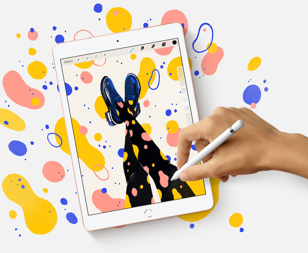 One draw of the new iPad is its support of the Apple Pencil making it an intriguing alternative to a dedicated tablet. u00e2u20acu201d Picture courtesy of Apple