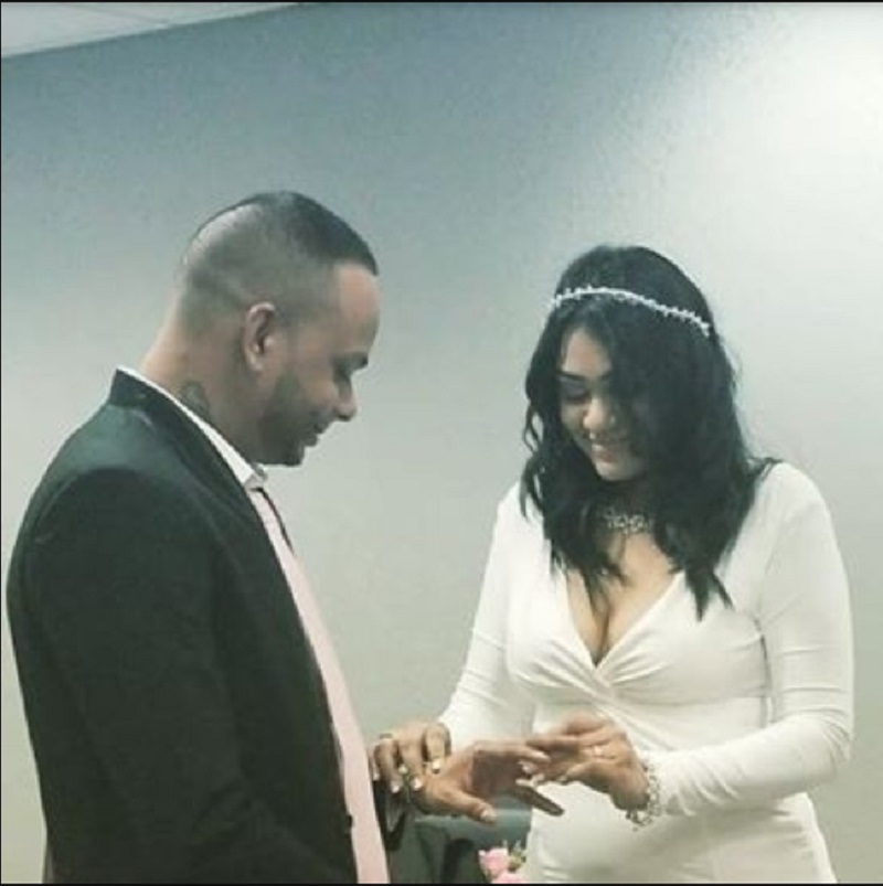 Newlyweds Dineshwar Budhidat and Donne Dojoy in happier times. u00e2u20acu201d Picture from Facebook/Rehanna DB