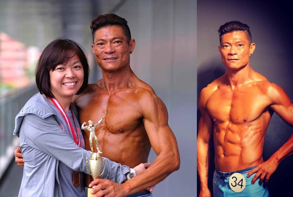 Kellvin Lim became the runner up of the 2019 Fitness Ironman bodybuilding competition in the 40 years old and above category. u00e2u20acu201d Facebook/kellvin.lim