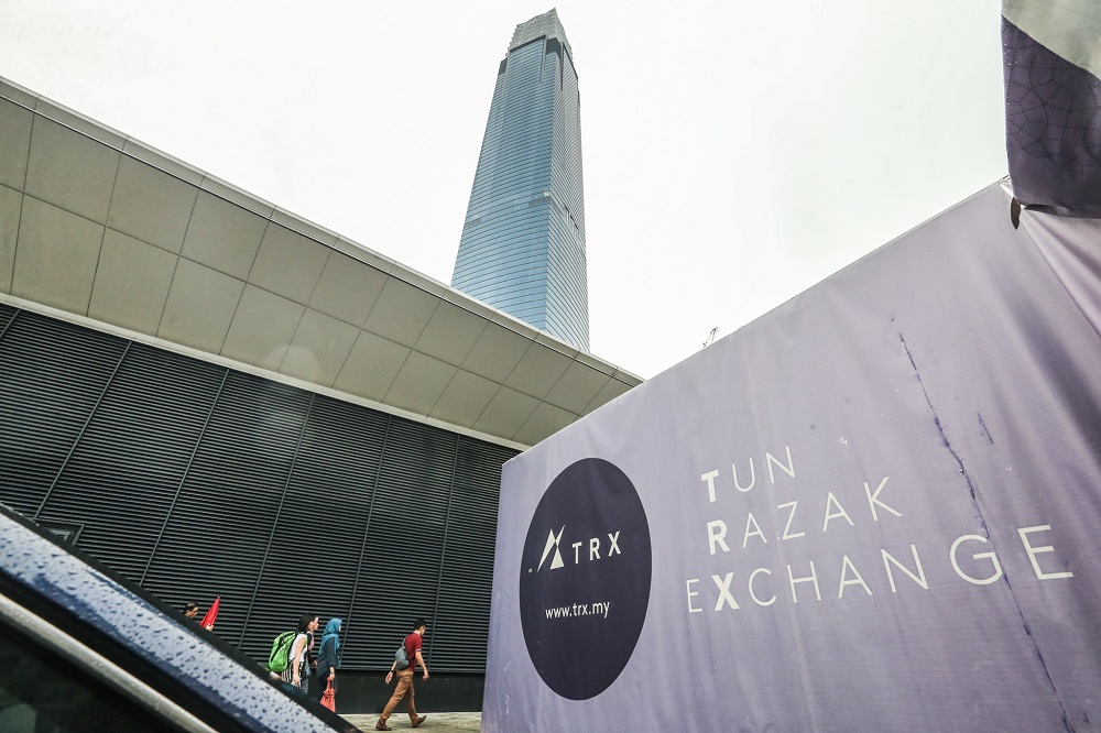 A general view of the Tun Razak Exchange building in Kuala Lumpur November 15, 2019. u00e2u20acu201d Picture by Firdaus Latif